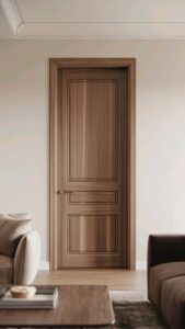 cửa gỗ 1 cánh tân cổ điển