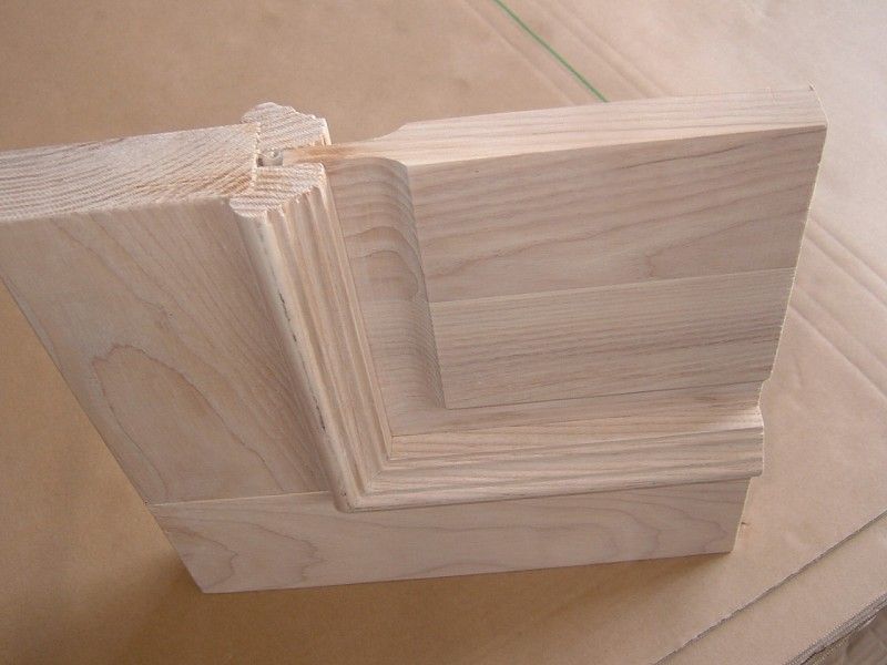 Cửa gỗ sồi 1 cánh tân cổ điển - Ảnh 5