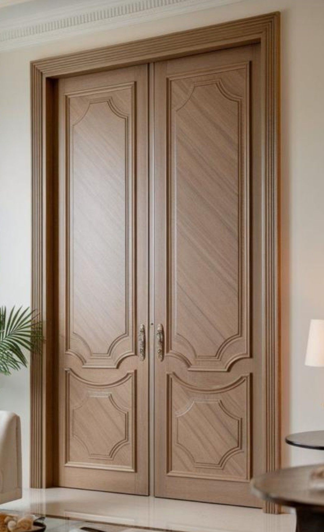 Cửa gỗ sồi 2 cánh tân cổ điển - Ảnh 7