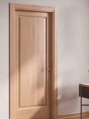 cửa thông phòng gỗ sồi màu nhạt