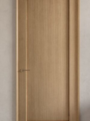 cửa thông phòng gỗ sồi màu nhạt
