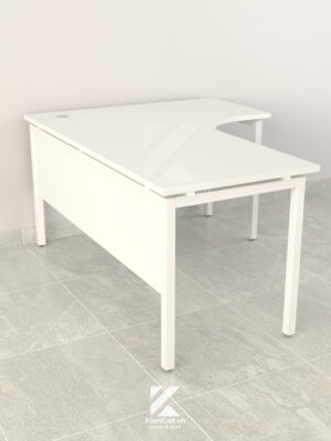 bàn văn phòng chữ L chân sắt