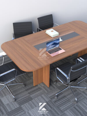 bàn họp 8 người gỗ công nghiệp hiện đại