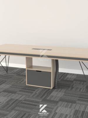 Bàn họp chân sắt hiện đại sáng tạo