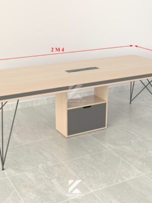 kích thước Bàn họp chân sắt hiện đại