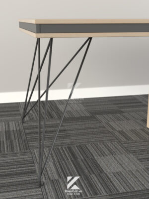 Bàn họp chân sắt hiện đại