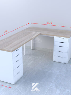 bàn ikea chữ L