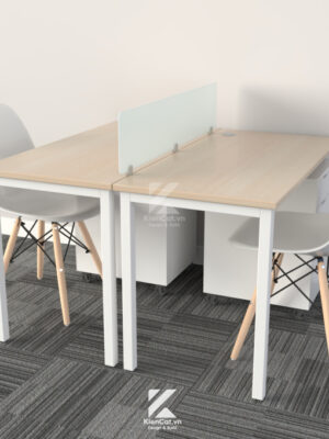 bàn nhân viên chân sắt