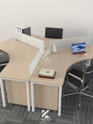 cụm bàn văn phòng 3 người
