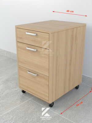 hộc di động 3 ngăn kéo