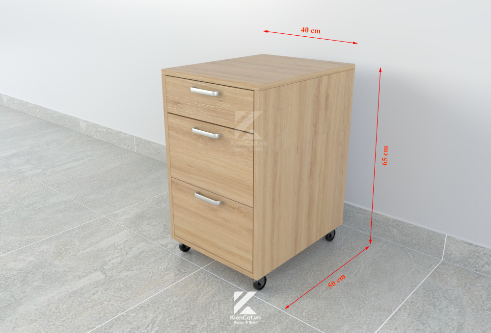 hộc di động 3 ngăn kéo