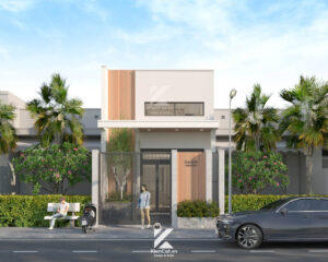 nhà cấp 4 gác lửng