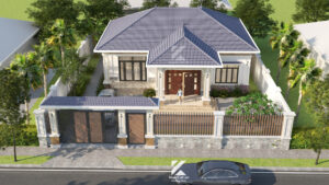 nhà vườn mái nhật tân cổ điển