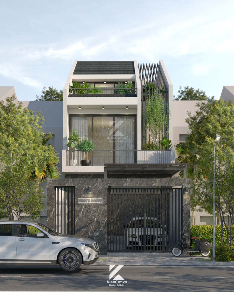 nhà phố 6m mặt tiền