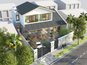 nhà vườn kiểu nhật 2 tầng