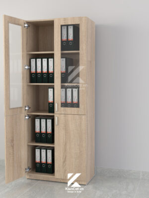 tủ hồ sơ cánh kính rộng 800