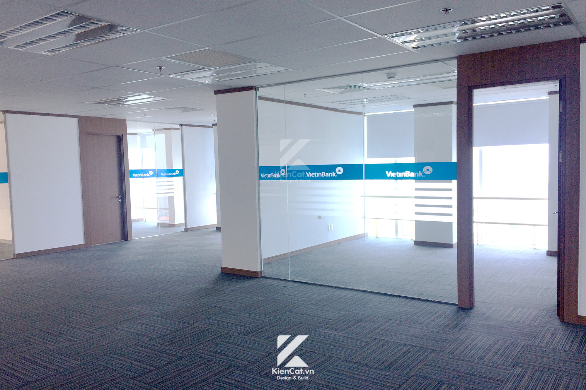 thi công hoàn thiện nội thất ngân hàng vietinbank