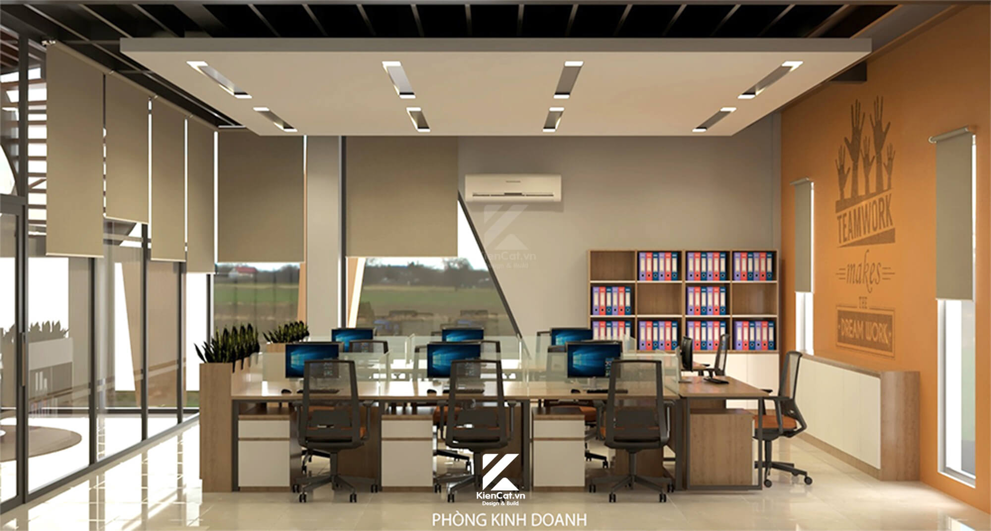 thiết kế văn phòng nhà máy chế biến hạt điều tabicas