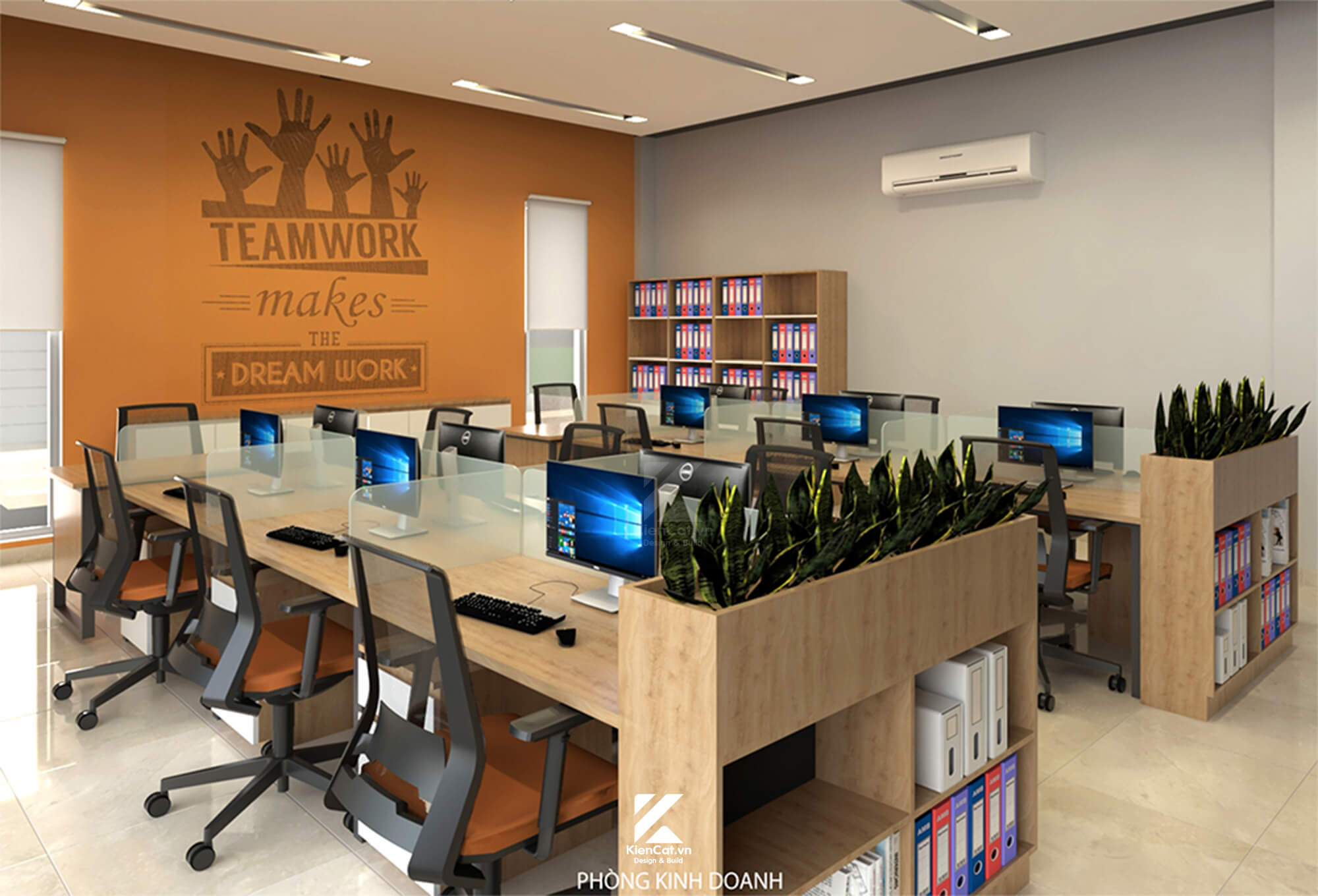 thiết kế văn phòng nhà máy chế biến hạt điều tabicas