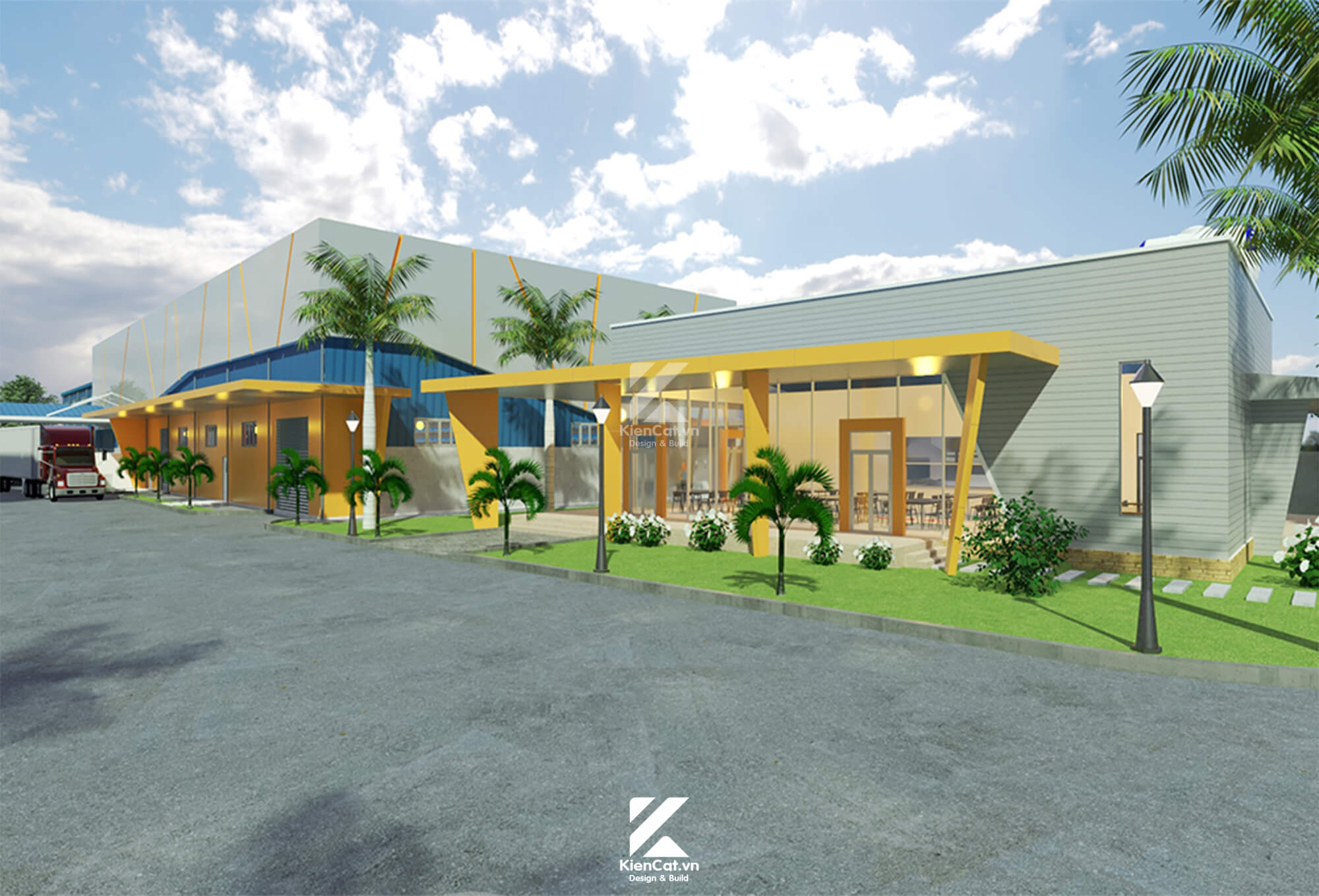 thiết kế nhà máy chế biến hạt điều