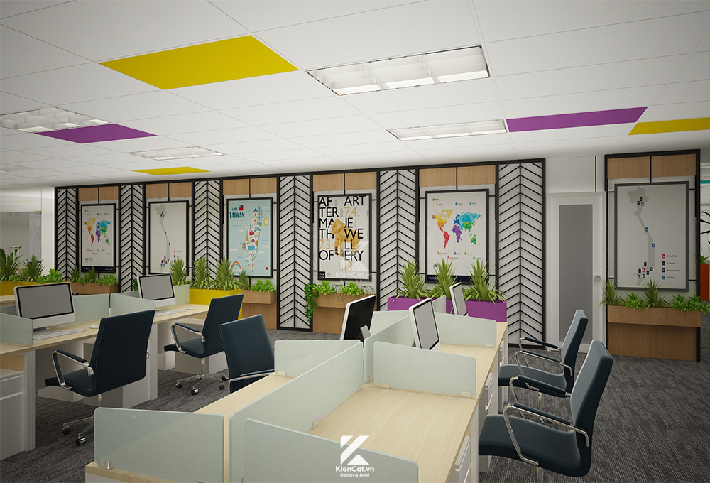 thiết kế nội thất văn phòng