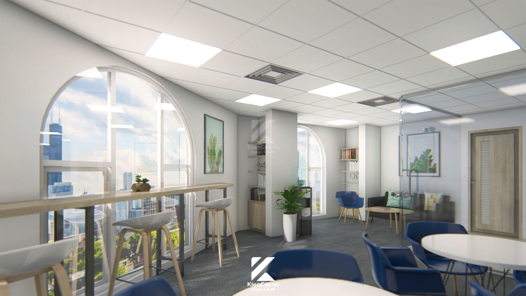 thiết kế nội thất văn phòng quận 2