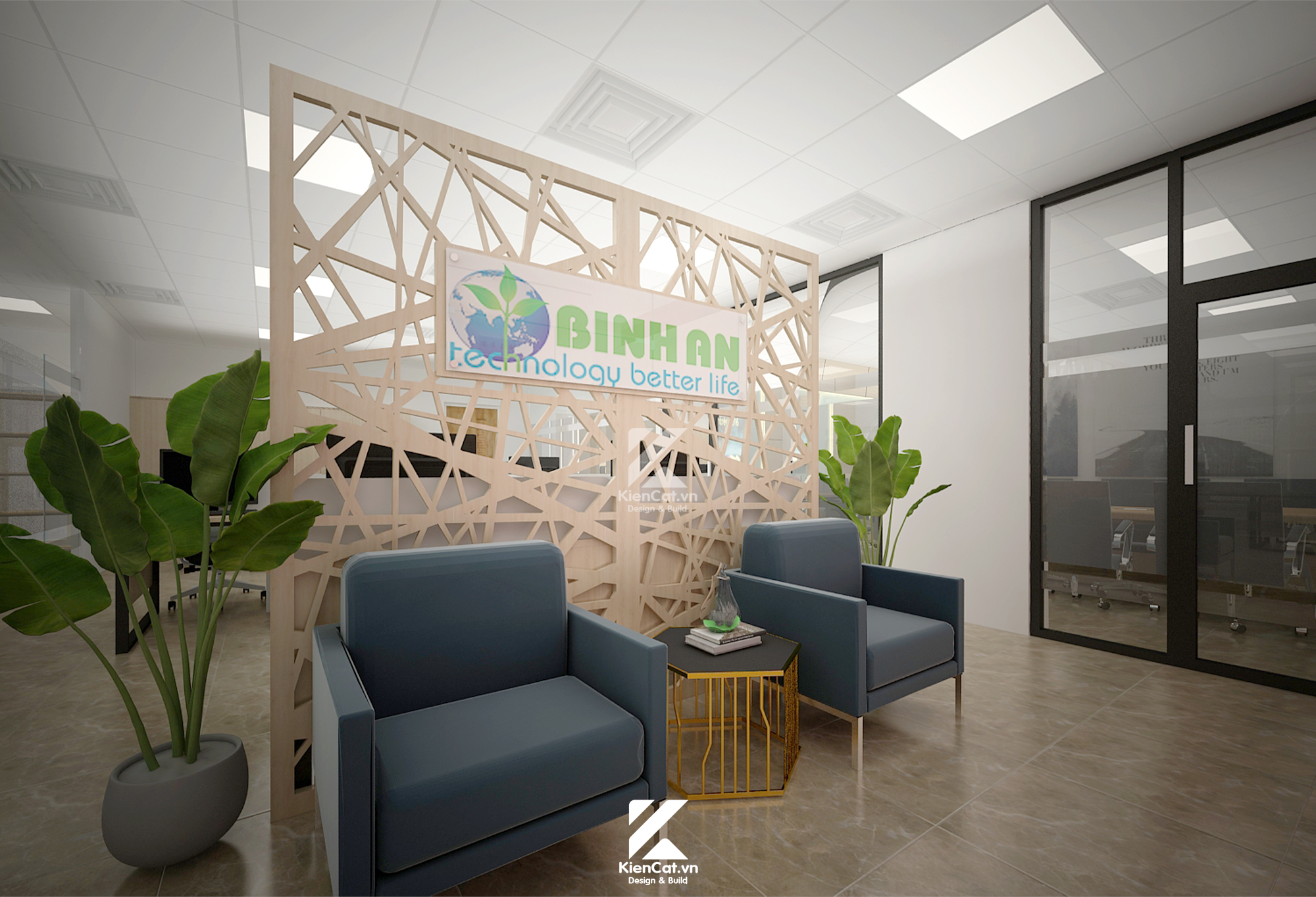 thiết kế nội thất văn phòng quận 2