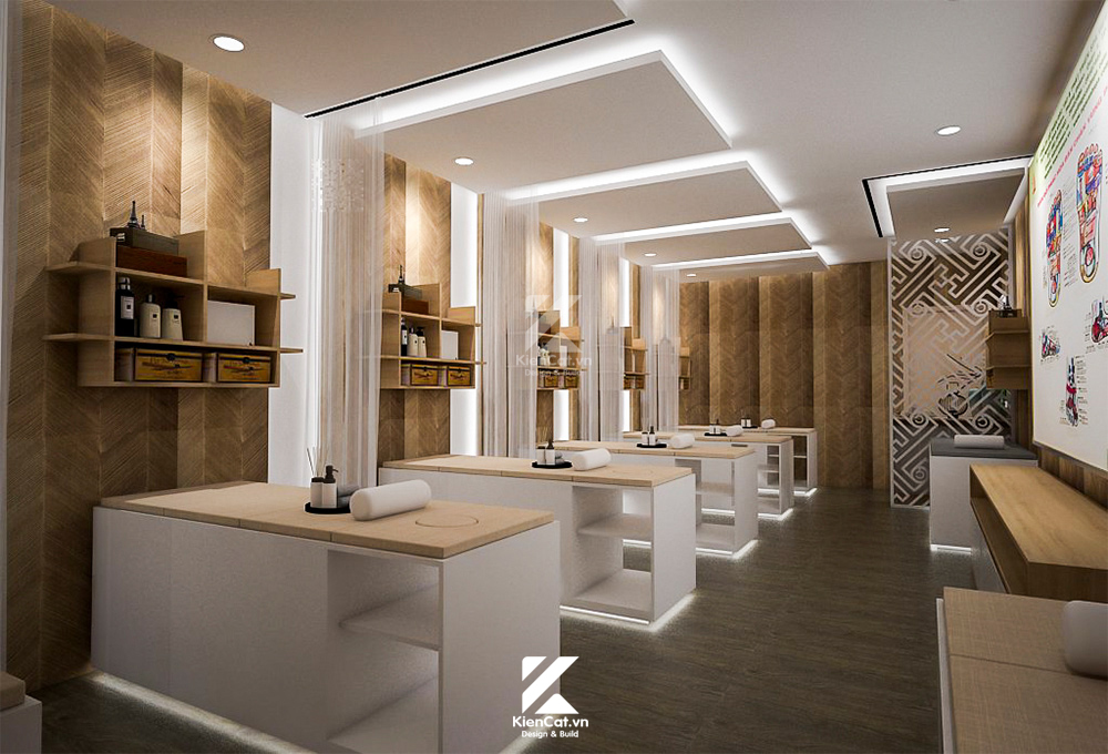 thiết kế nội thât spa