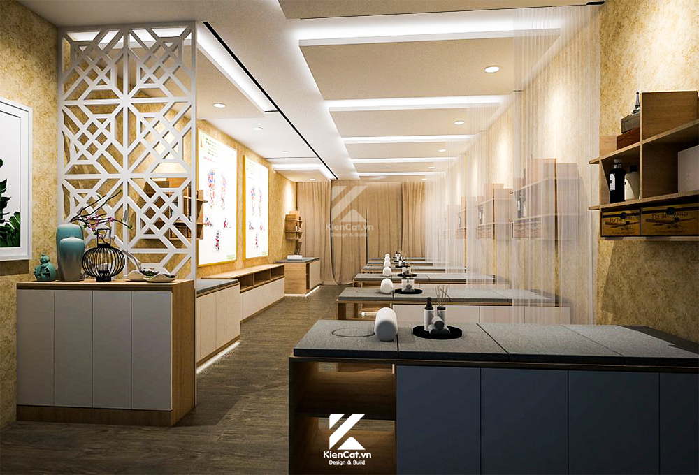 thiết kế nội thât spa