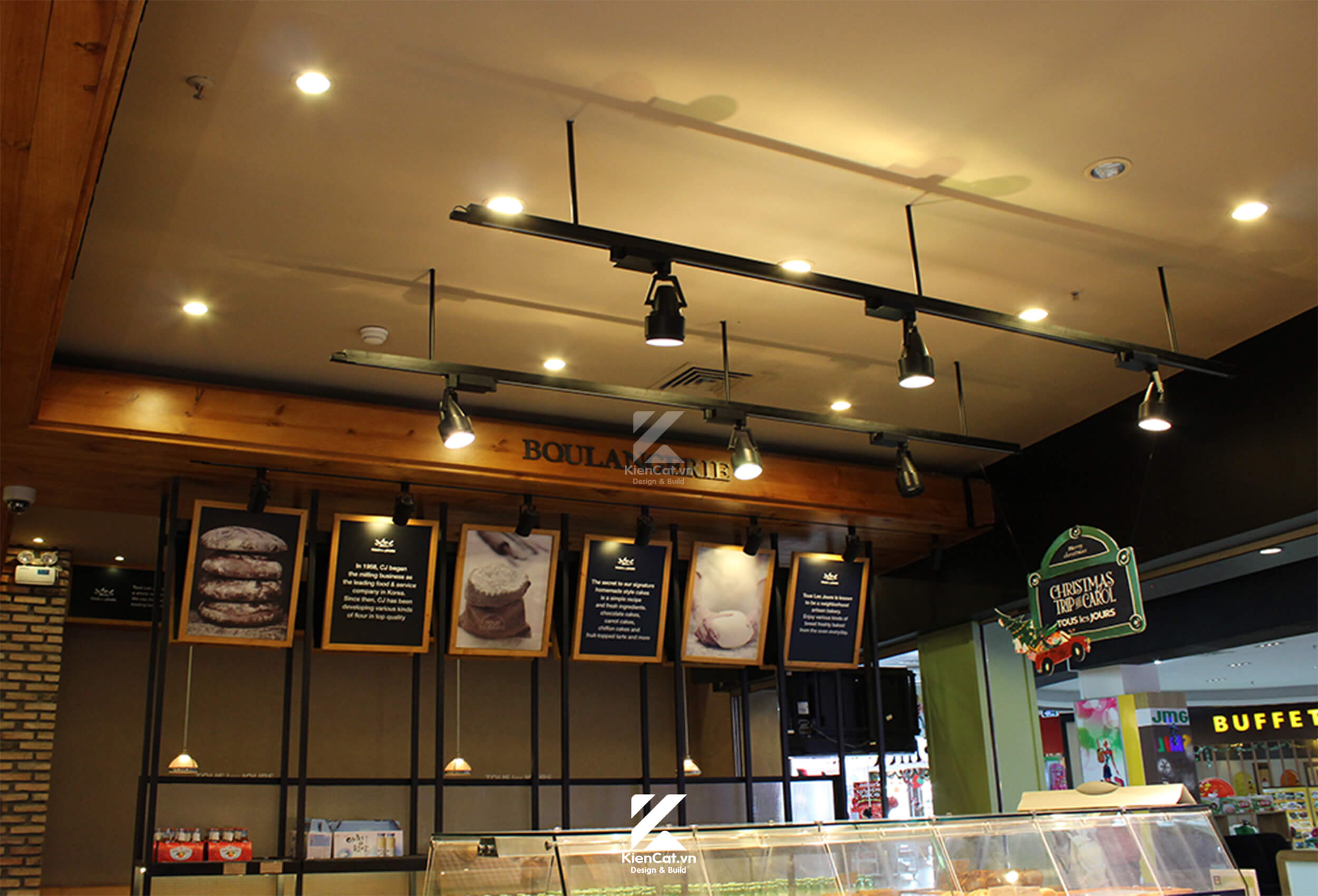 thi công nội thất chuỗi f&b tous les jours