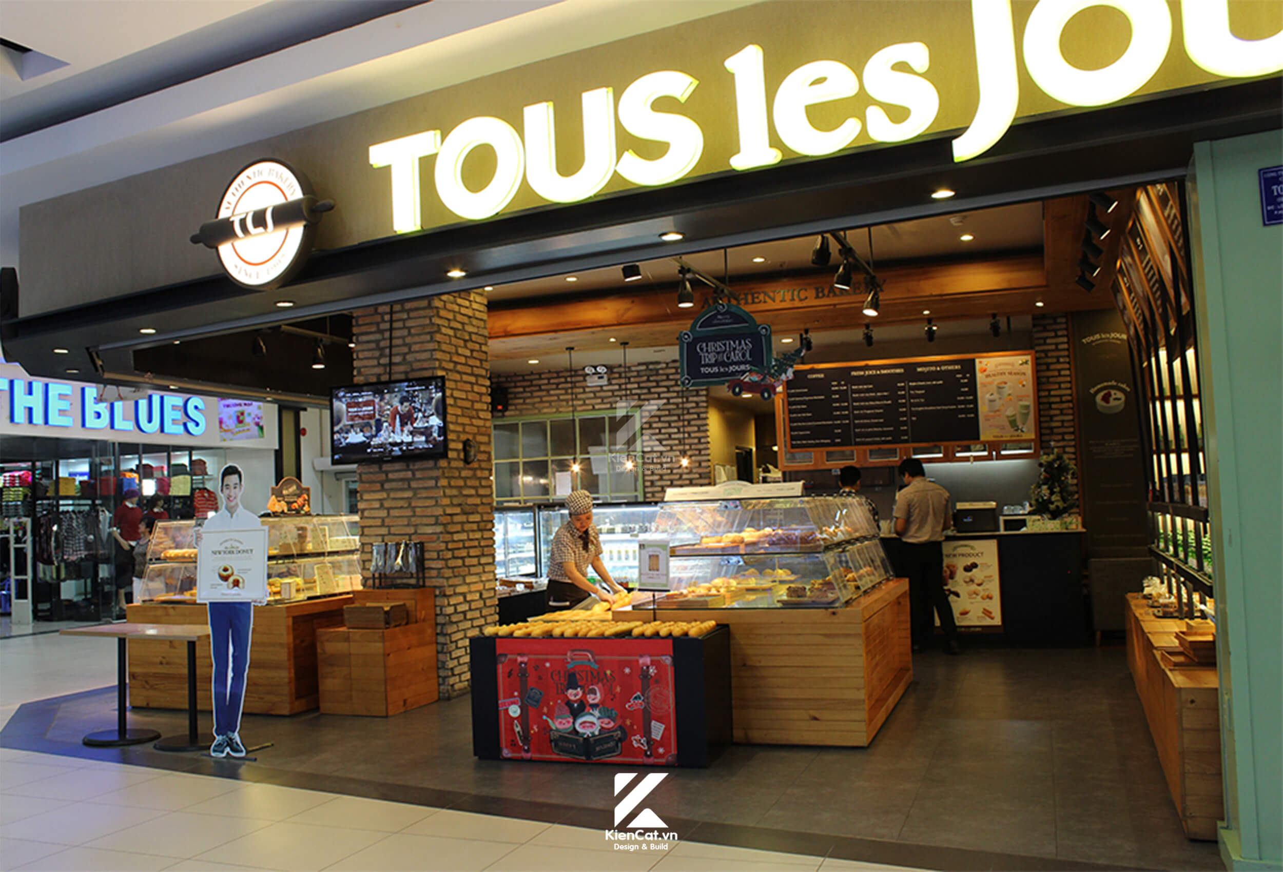 thi công nội thất chuỗi f&b tous les jours