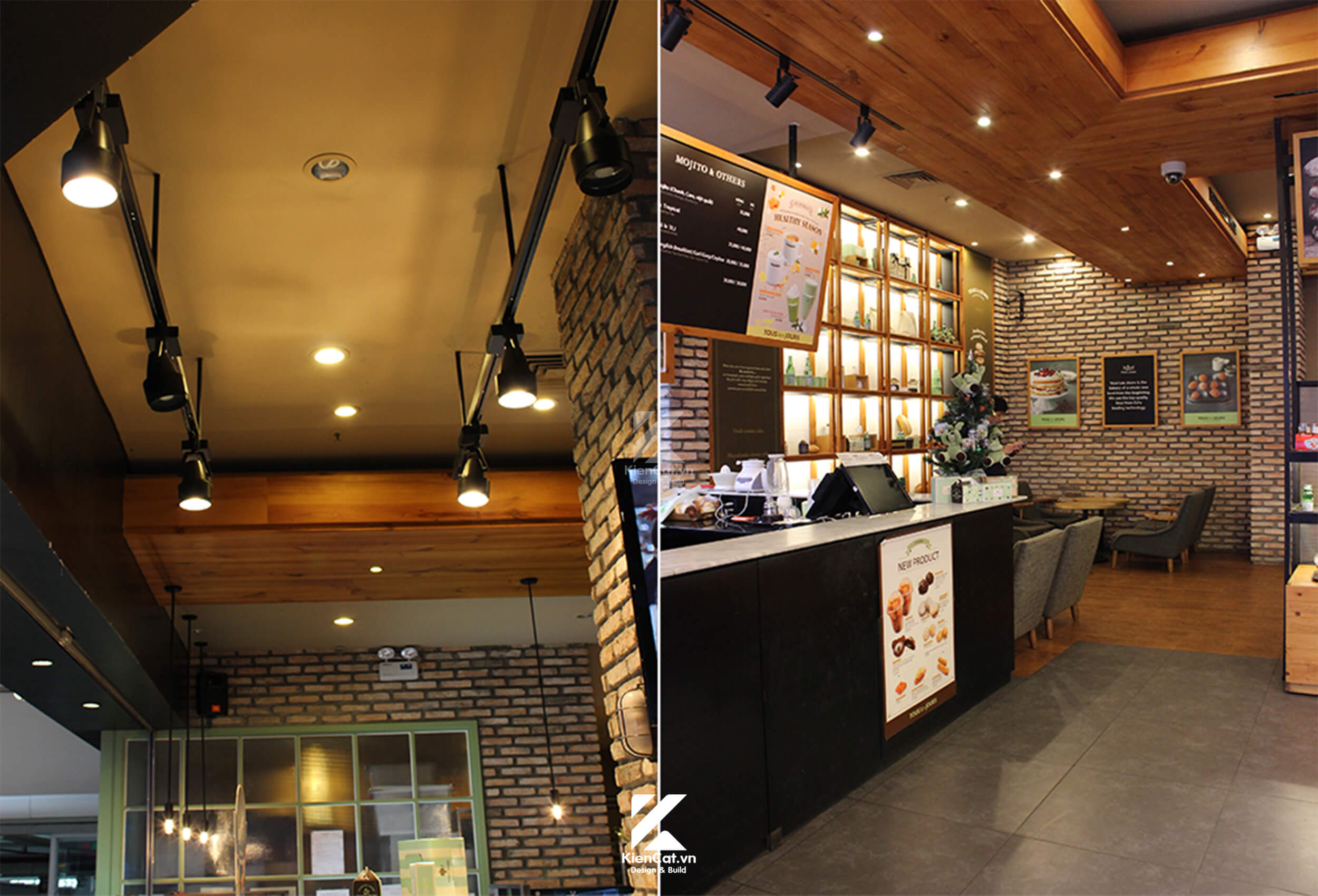 thi công nội thất chuỗi f&b tous les jours