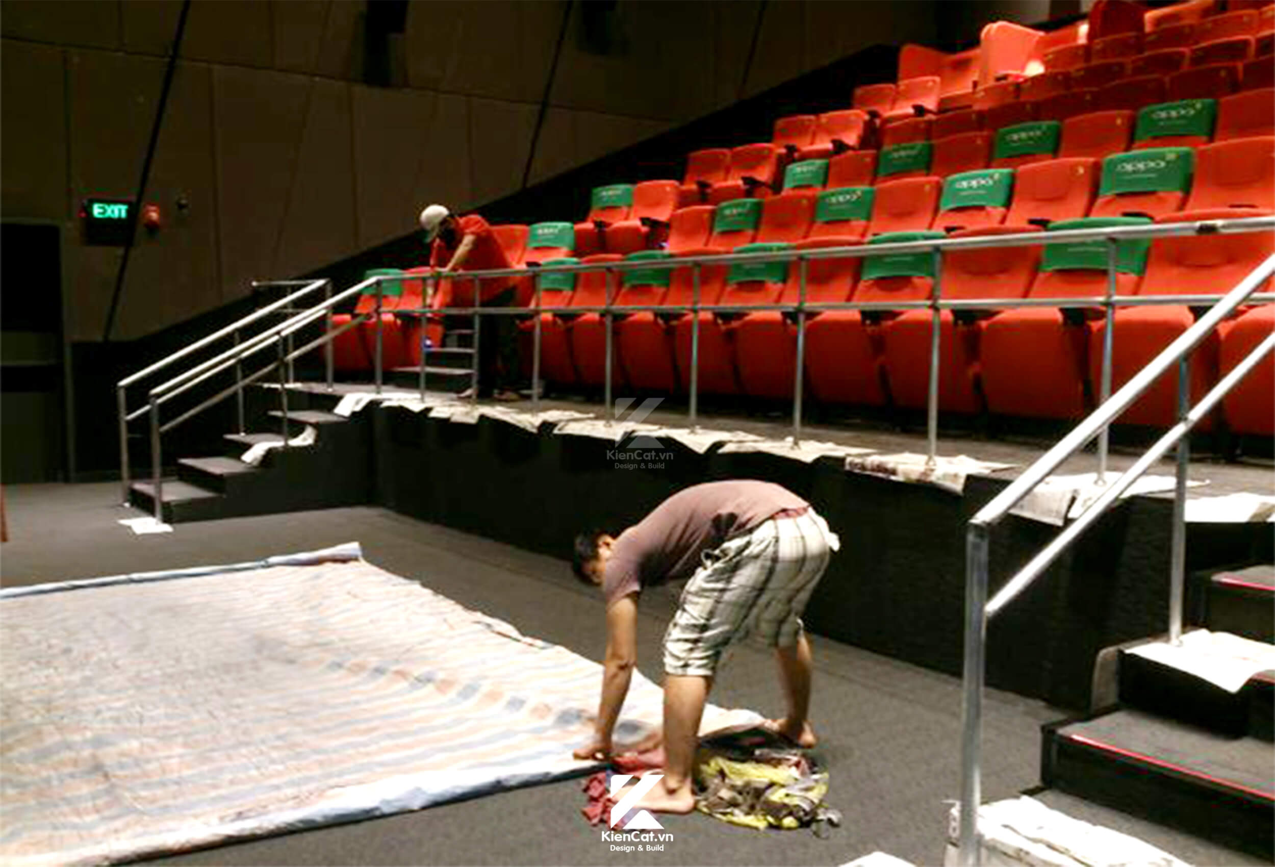 thi công nội thất rạp chiếu phim