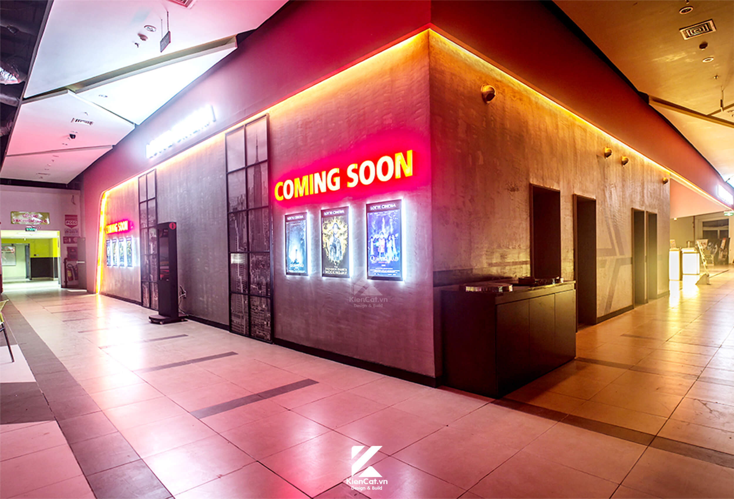 thi công nội thất rạp chiếu phim