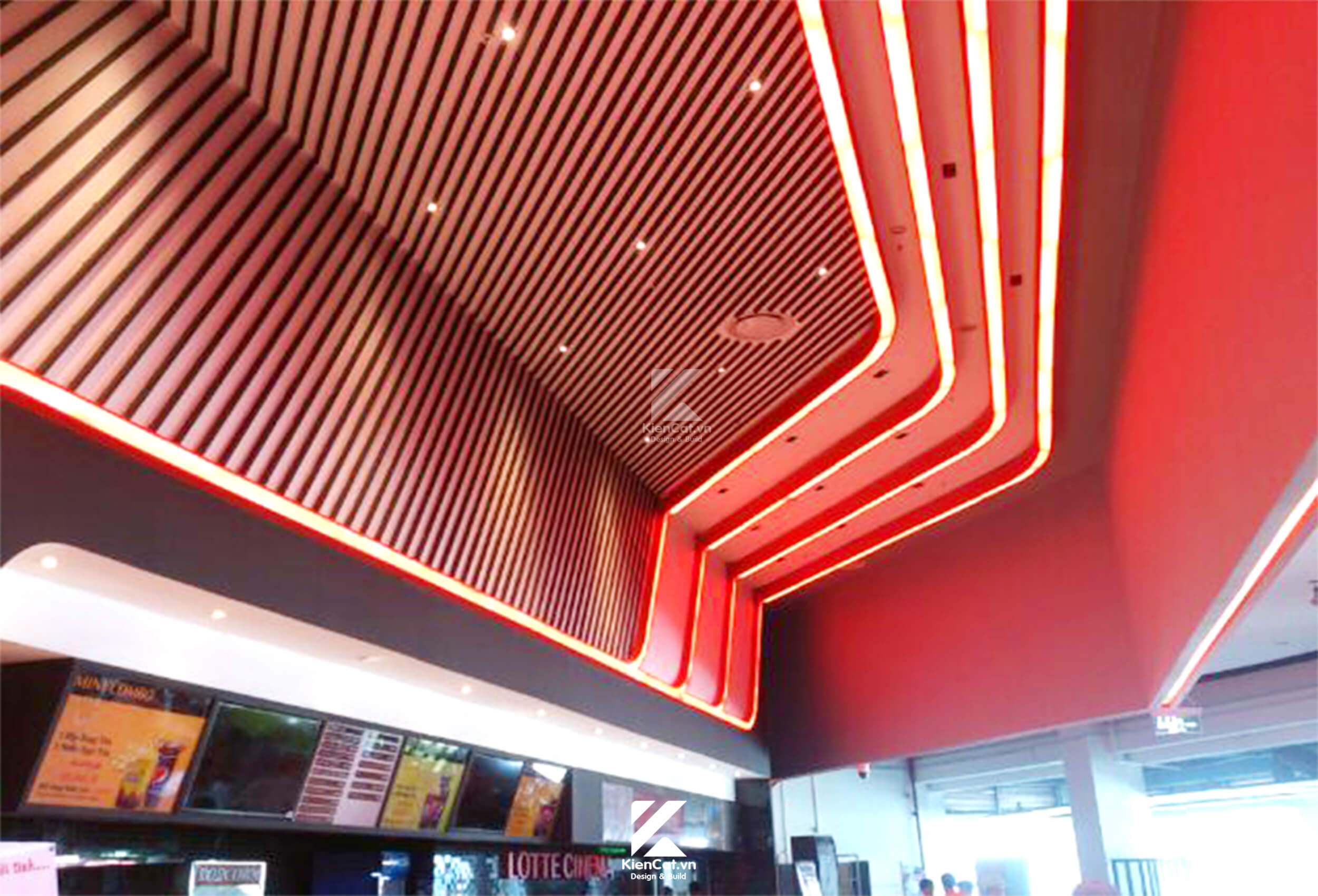 thi công nội thất rạp chiếu phim lotte cinema