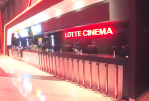 thi công nội thất rạp chiếu phim lotte cinema