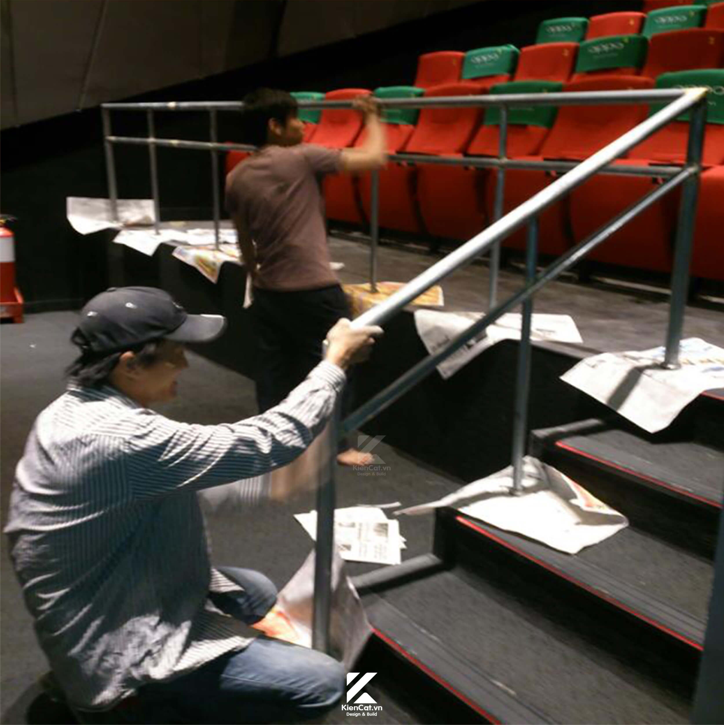 thi công nội thất rạp chiếu phim lotte cinema