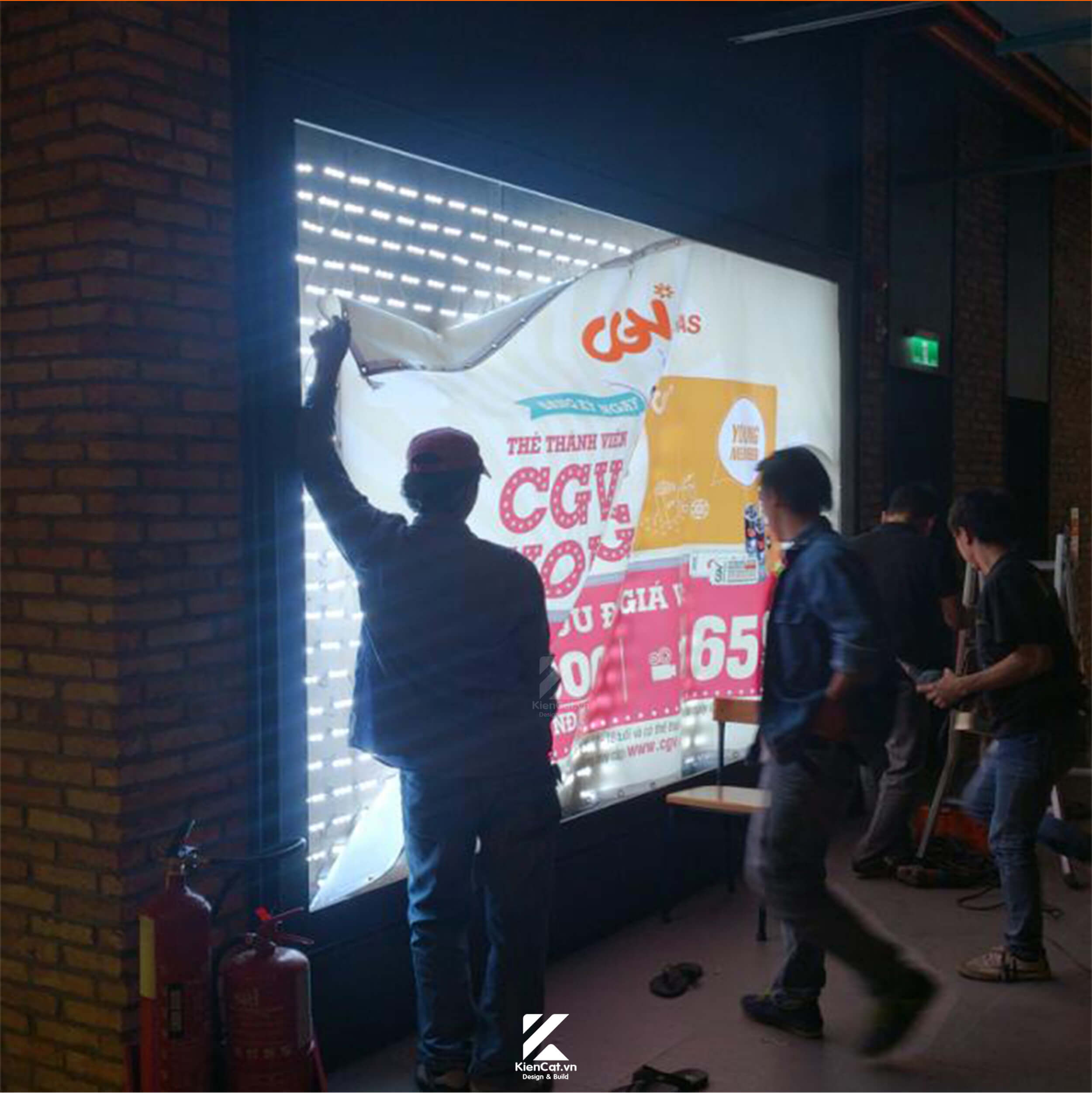 thi công nội thất rạp chiếu phim