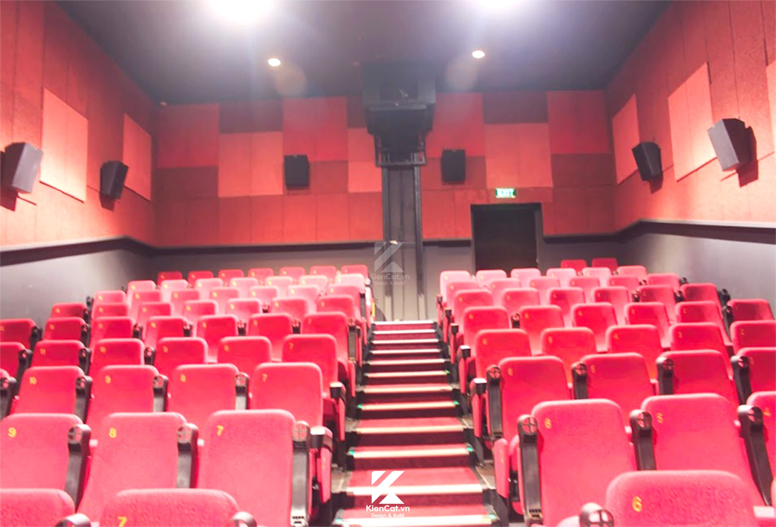 thi công nội thất rạp chiếu phim lotte cinema