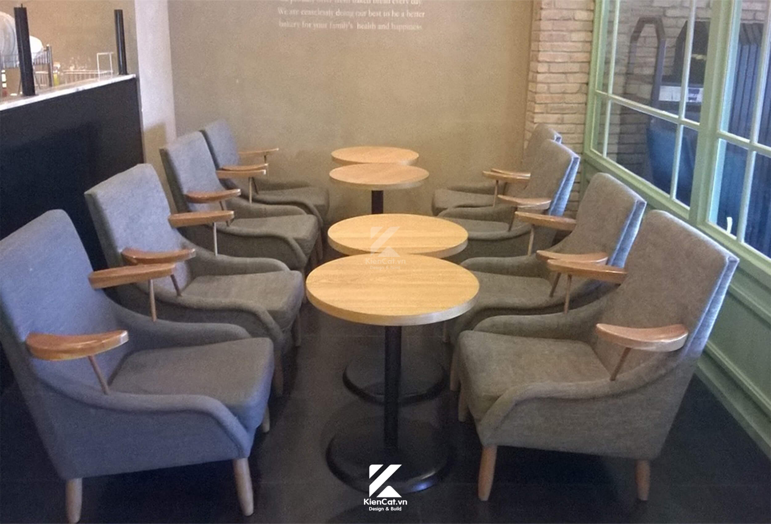 thi công nội thất chuỗi cửa hàng Tous les Jours quận 7