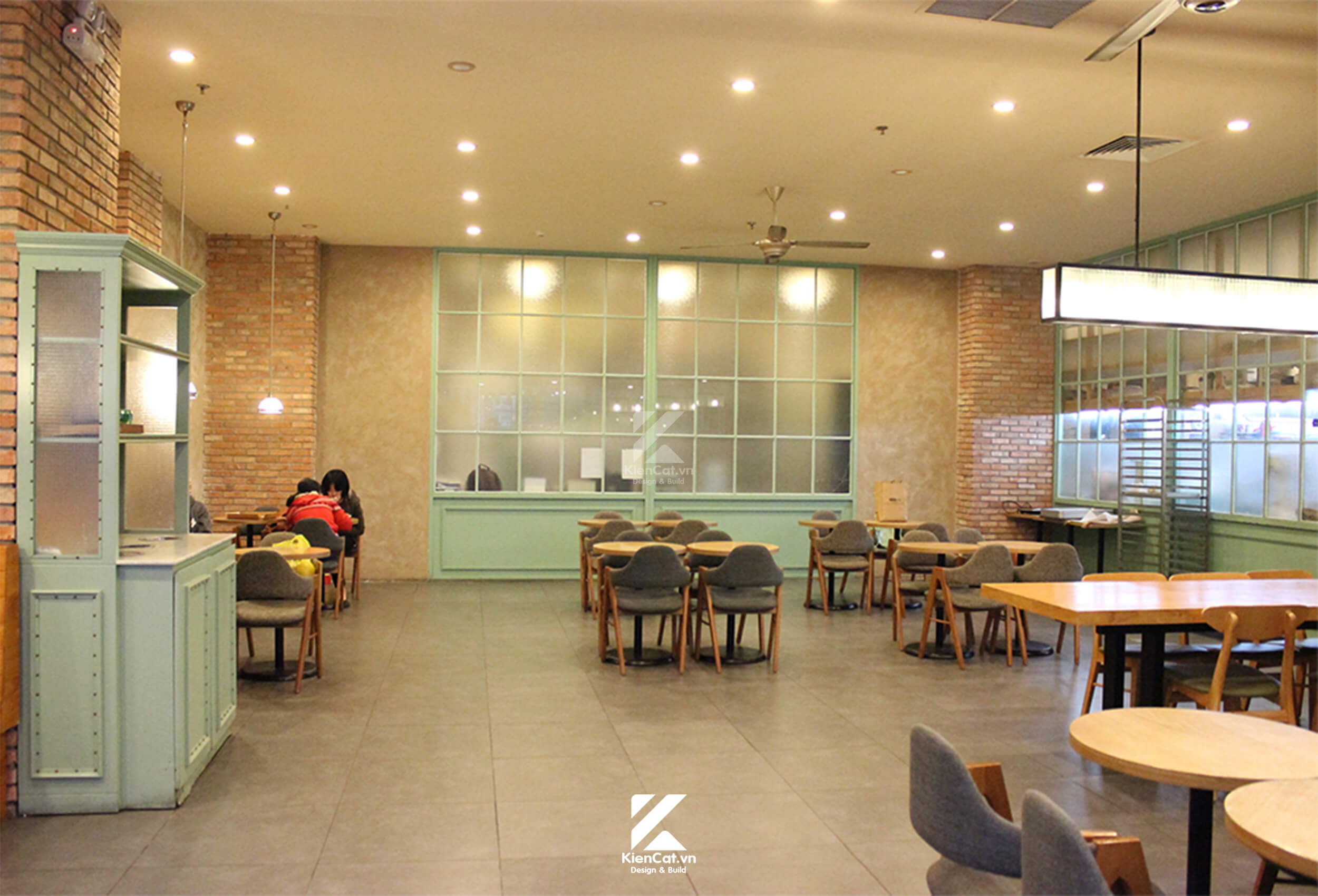 thi công nội thất chuỗi cửa hàng Tous les Jours quận 7