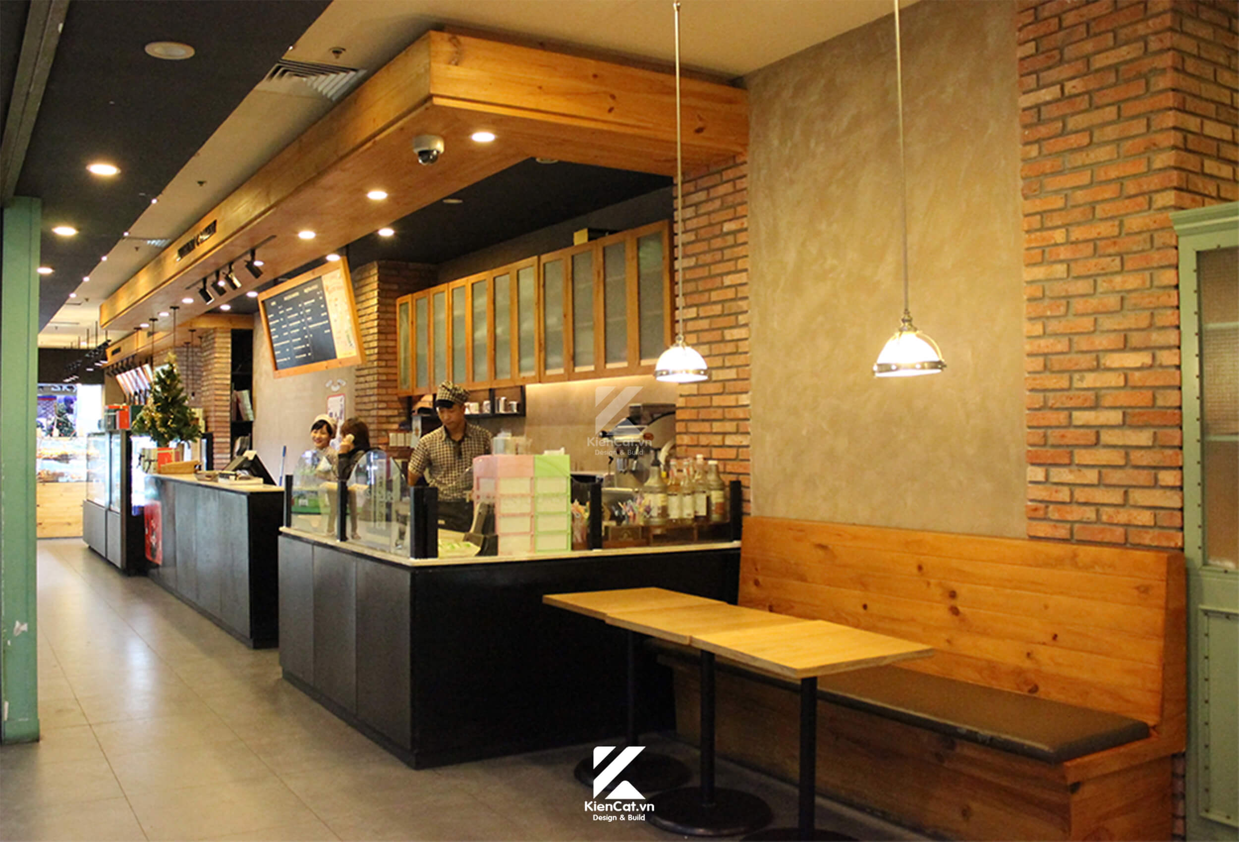 thi công nội thất chuỗi cửa hàng Tous les Jours quận 7