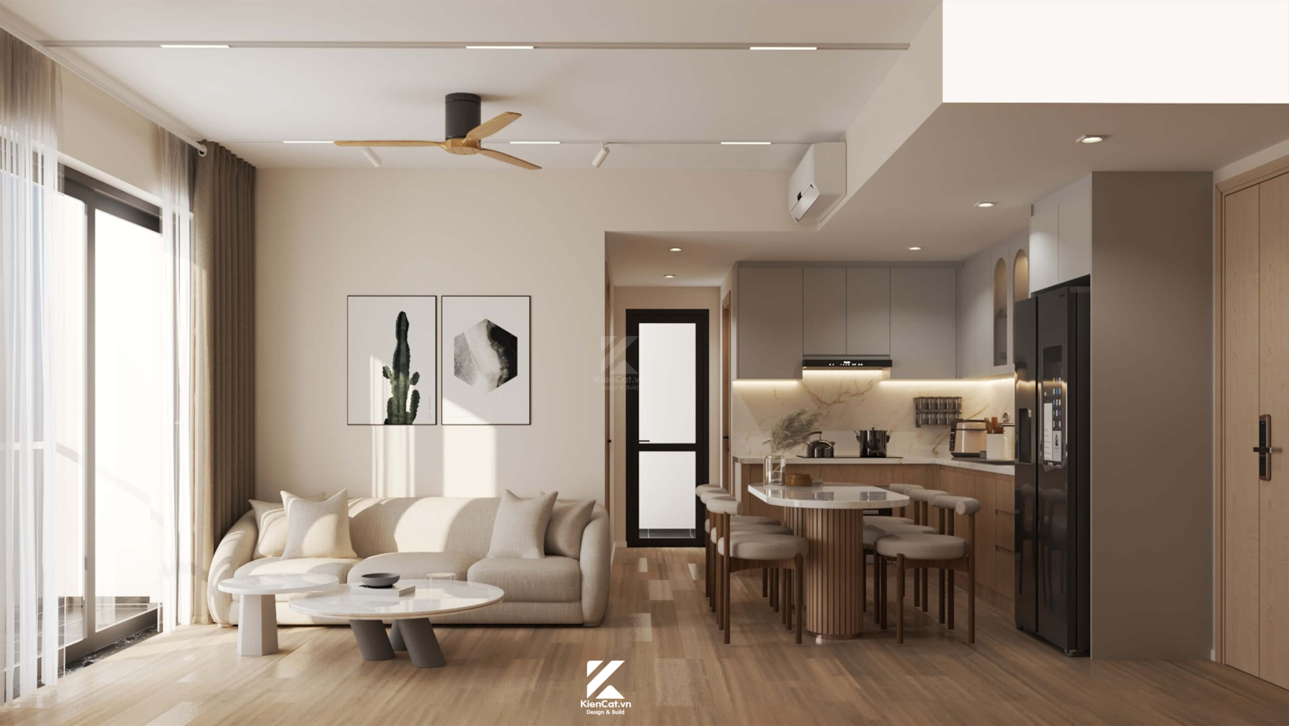 thiết kế nội thất chung cư Lumiere Boulevard