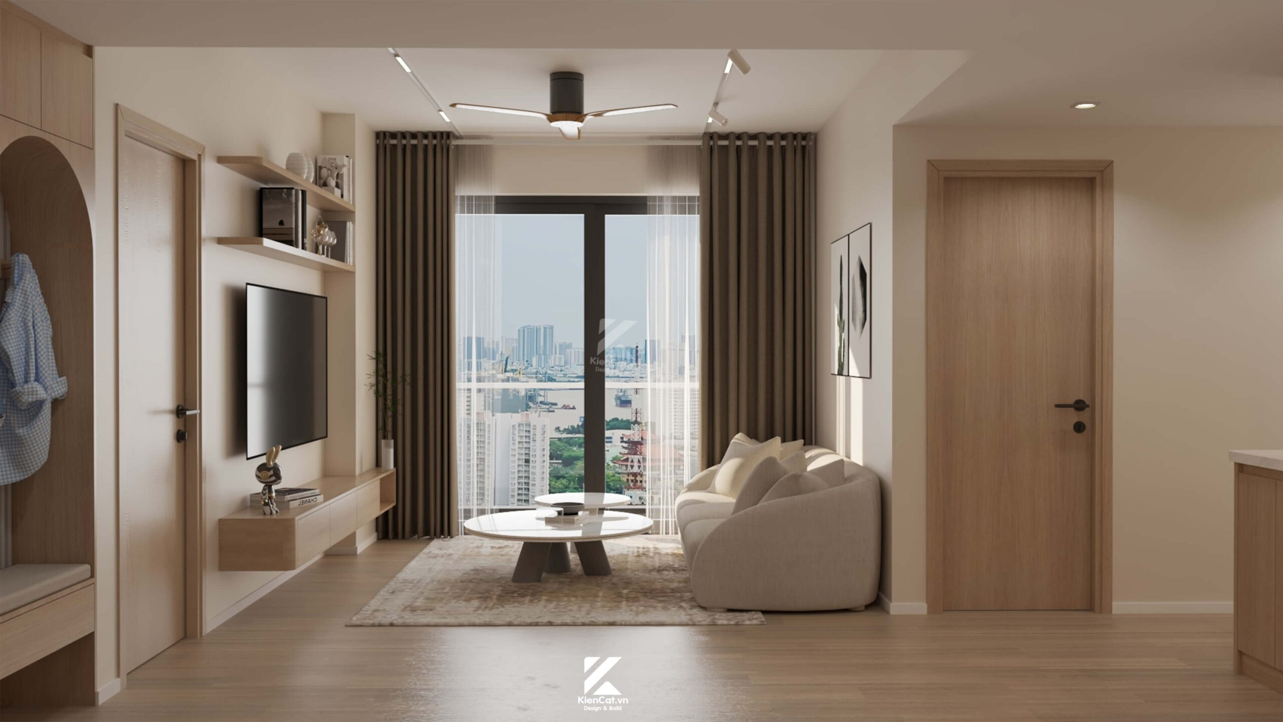 thiết kế nội thất chung cư Lumiere Boulevard