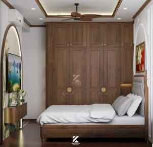 thiết kế chung cư phong cách indochine dự án Akari Nam Long Võ Văn Kiệt