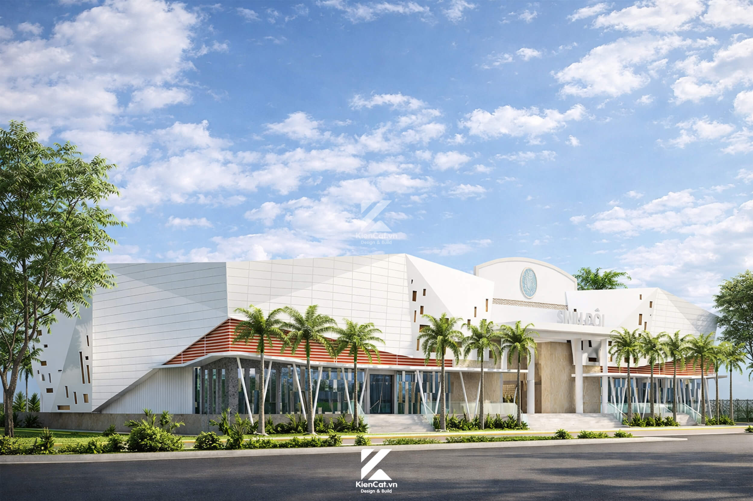 Thiết kế nhà hàng tiệc cưới Sinh Đôi