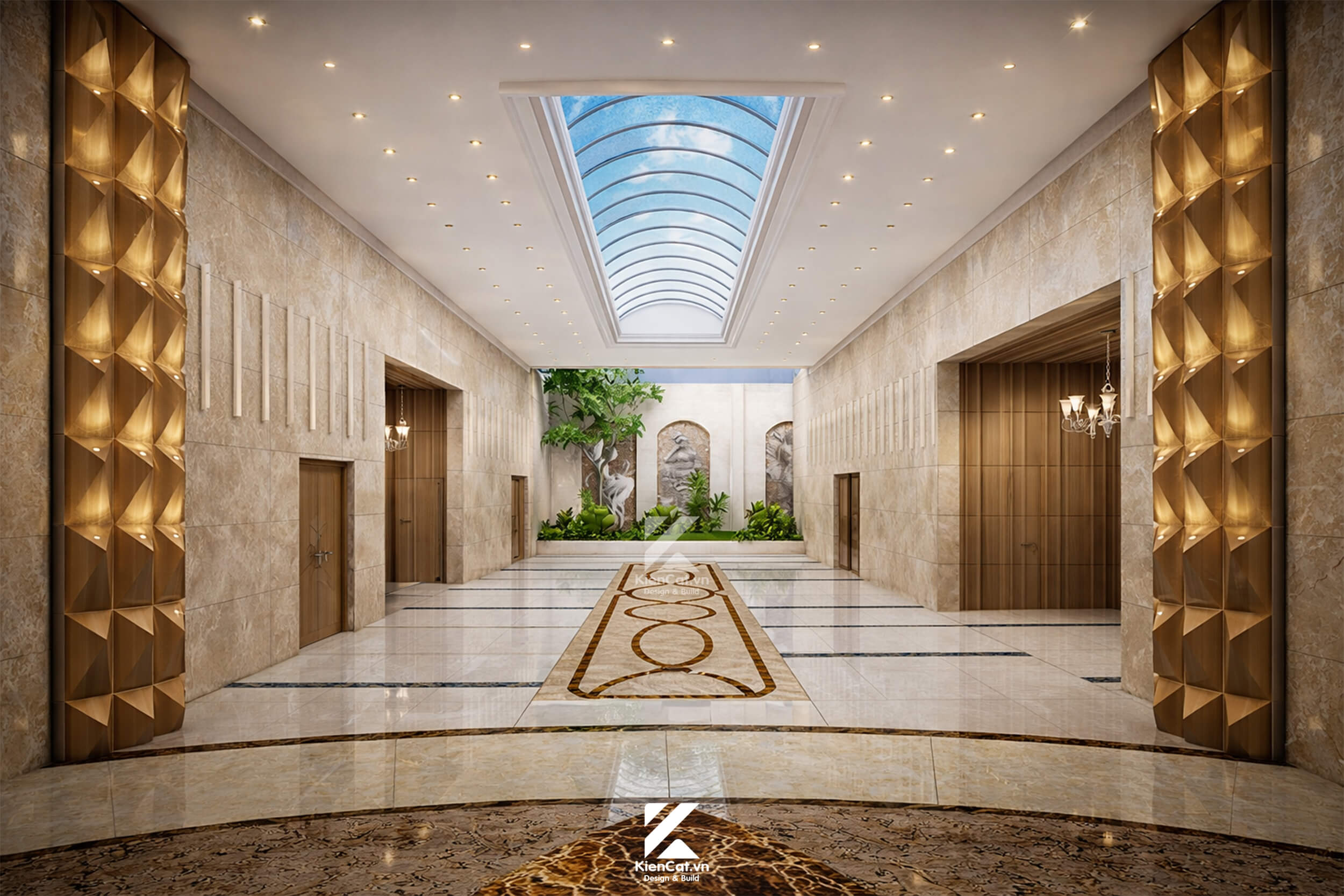 Thiết kế nhà hàng tiệc cưới Sinh Đôi