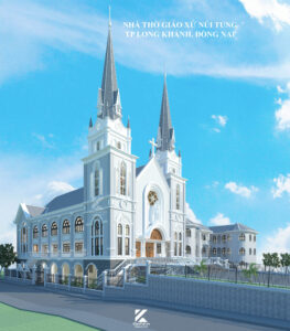 thiết kế nhà thờ giáo xứ núi tung, long khánh, đồng nai