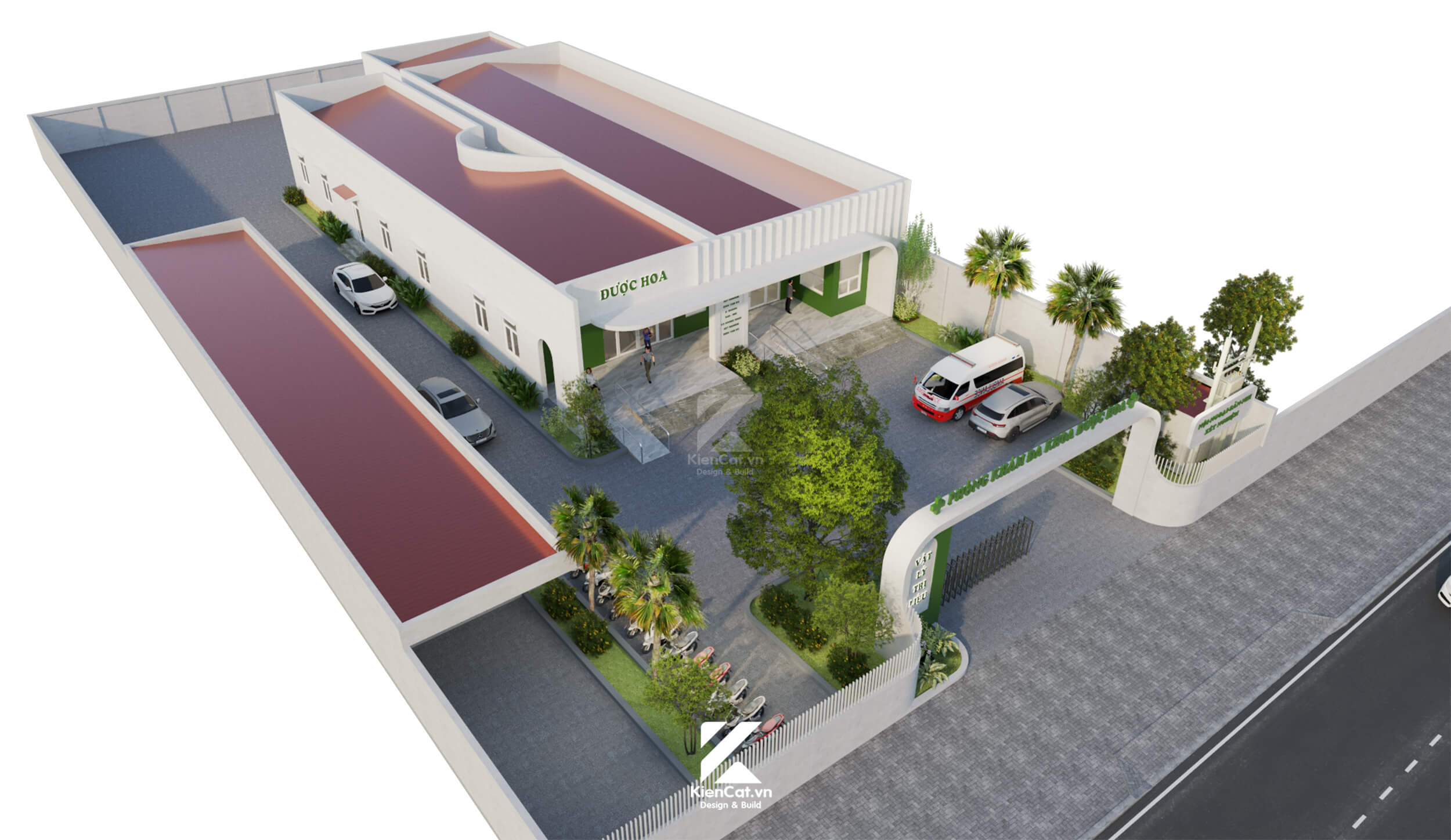 thiết kế phòng khám vật lý trị liệu Được Hoa