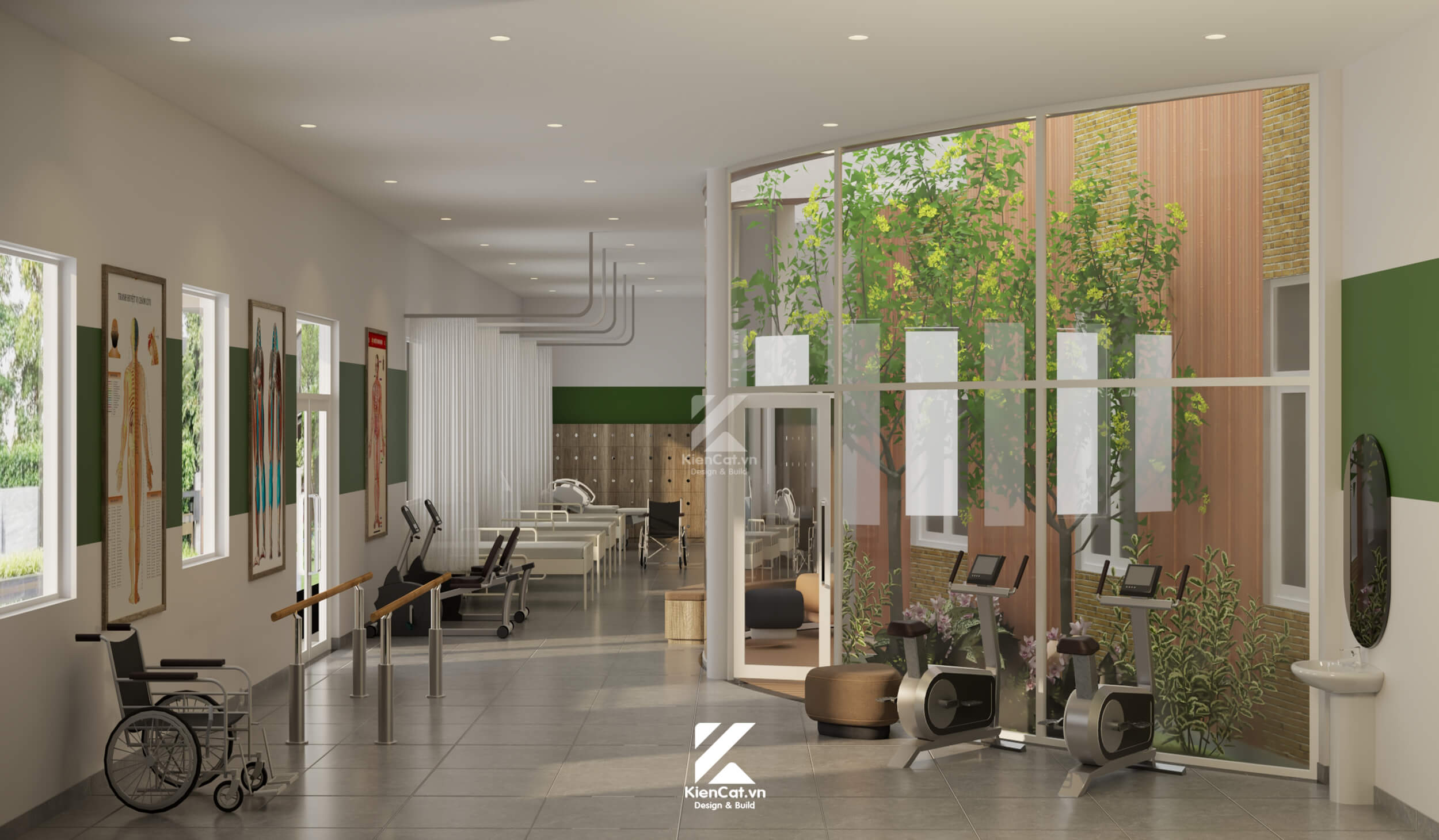 Thiết kế nội thất phòng khám